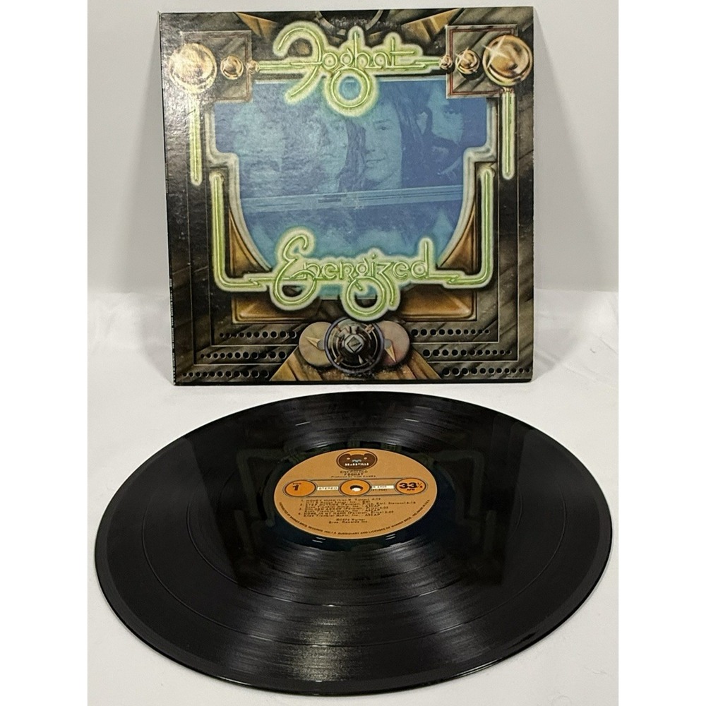 Foghat Energized Vinyl LP 12" Black 1974 Bearsville Records Vintage Rock